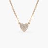 Necklaces Ferkos Fine Jewelry | Mini Heart Diamond Necklace