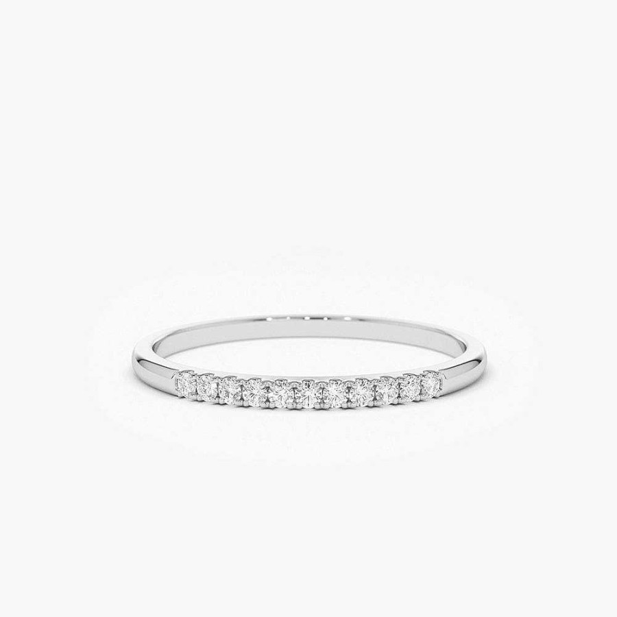 Rings Ferkos Fine Jewelry | 11 Stone Diamond Wedding Band