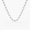 Necklaces Ferkos Fine Jewelry | Bezel Setting Diamond Tennis Necklace