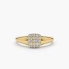 Rings Ferkos Fine Jewelry | 14K Pave Diamond Pinky Ring