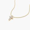 Necklaces Ferkos Fine Jewelry | 14K Large Diamond Cross