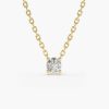 Necklaces Ferkos Fine Jewelry | Prong Setting Diamond Solitaire Necklace