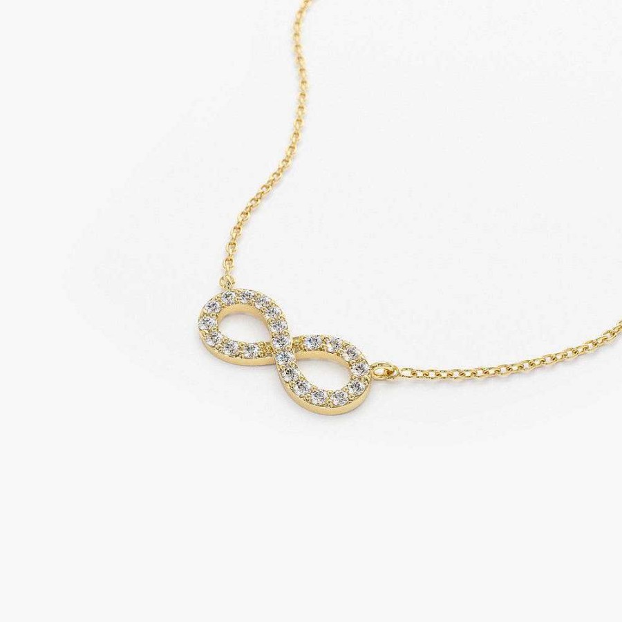 Necklaces Ferkos Fine Jewelry | Diamond Infinity Necklace