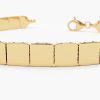 Bracelets Ferkos Fine Jewelry | Square Link Stacking Bracelet 14K Gold