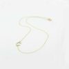 Necklaces Ferkos Fine Jewelry | 14K Sideways Initial Necklace