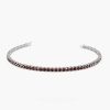 Bracelets Ferkos Fine Jewelry | 14K Prong Setting Red Garnet Tennis Bracelet