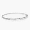 Bracelets Ferkos Fine Jewelry | 14K Beaded Gold Diamond Bangle Bracelet