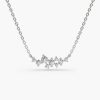 Necklaces Ferkos Fine Jewelry | Nine Diamond Cluster Necklace