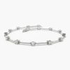 Bracelets Ferkos Fine Jewelry | 14K Bar And Diamond Infinity Bracelet 0.85 Ctw