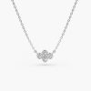 Necklaces Ferkos Fine Jewelry | Four Stone Diamond Cluster Necklace