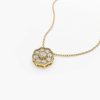 Necklaces Ferkos Fine Jewelry | 14K Floral Diamond Pendant