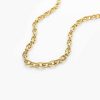 Necklaces Ferkos Fine Jewelry | 14K 7.65Mm Cable Link Chain Necklace 14K Gold