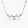 Necklaces Ferkos Fine Jewelry | Floating Diamond Bubble Necklace