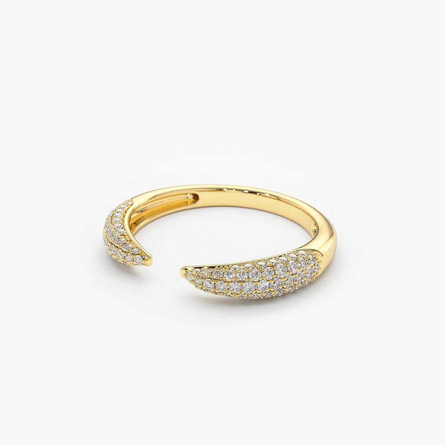 Rings Ferkos Fine Jewelry | 14K Diamond Claw Ring