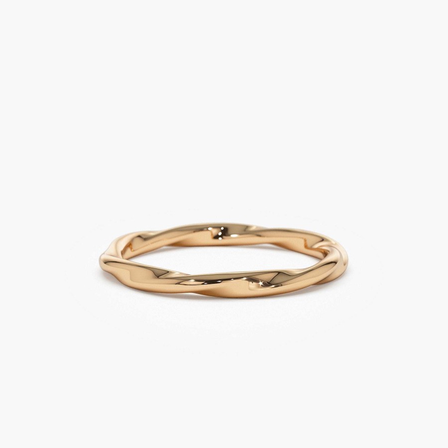 Rings Ferkos Fine Jewelry | 14K Wavy Promise Ring