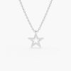 Necklaces Ferkos Fine Jewelry | 14K Star Necklace